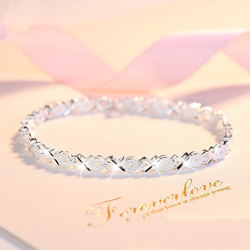 Náramek Love New Fashion 925 Sterling Silver pro ženy