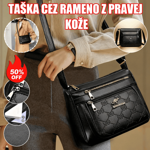 2026 Módní velkokapacitní taška přes rameno z měkké kůže